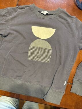 Minimalist Black Graphic Crewneck Sweater by unknown